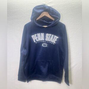 Penn State Nittany Lions Champion Embroidered Hoodie Mens M sweatshirt Navy 1921
